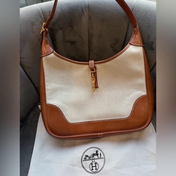 Hermes Trim Bag 31 Shoulder Bag Brown work bag - Picture 4 of 17